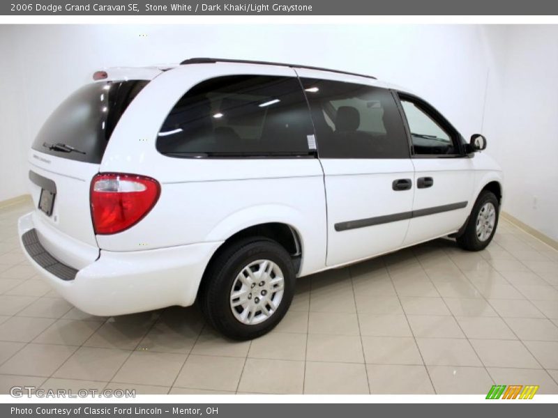 Stone White / Dark Khaki/Light Graystone 2006 Dodge Grand Caravan SE