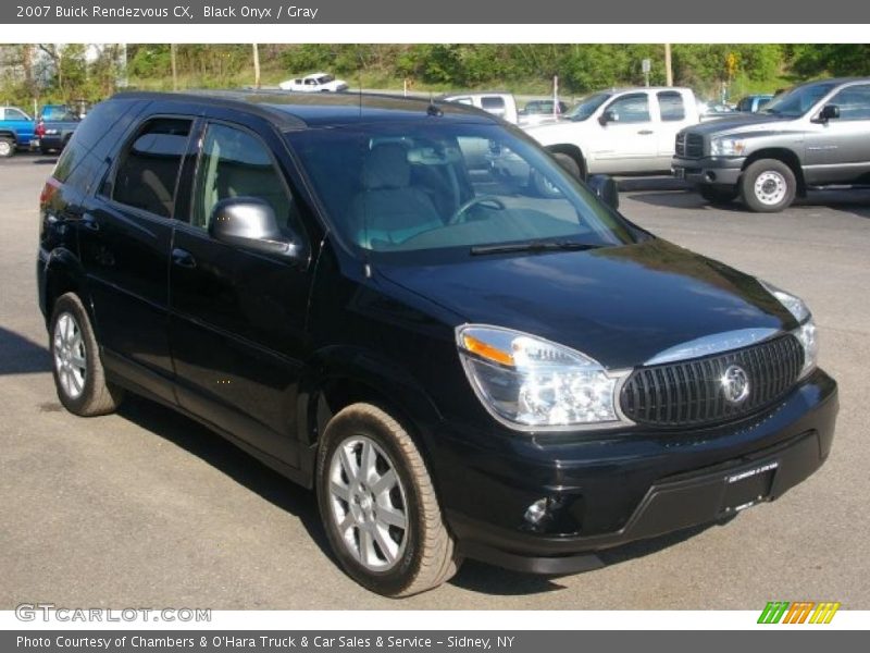 Black Onyx / Gray 2007 Buick Rendezvous CX