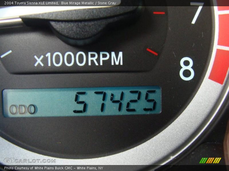 Blue Mirage Metallic / Stone Gray 2004 Toyota Sienna XLE Limited