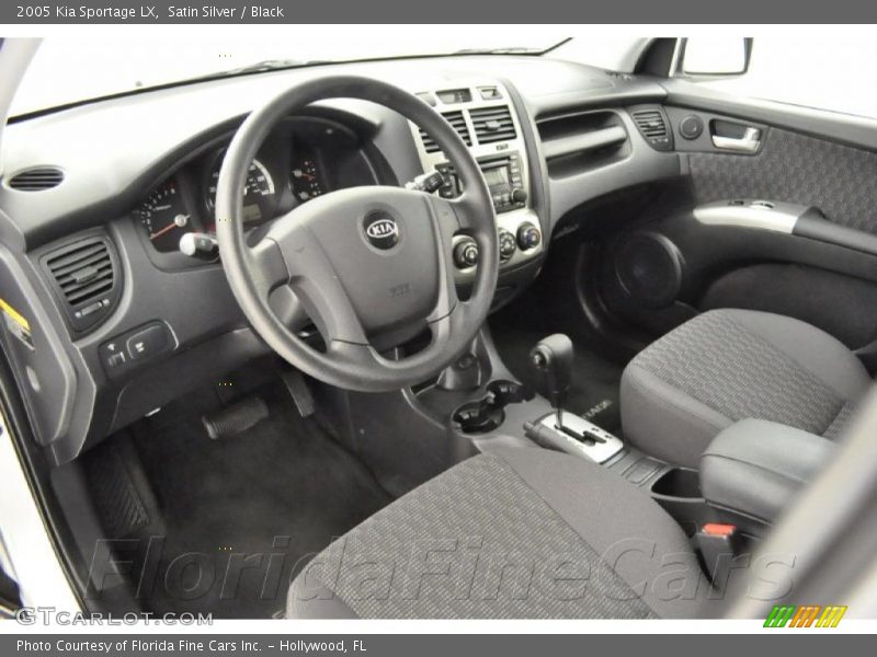 Satin Silver / Black 2005 Kia Sportage LX