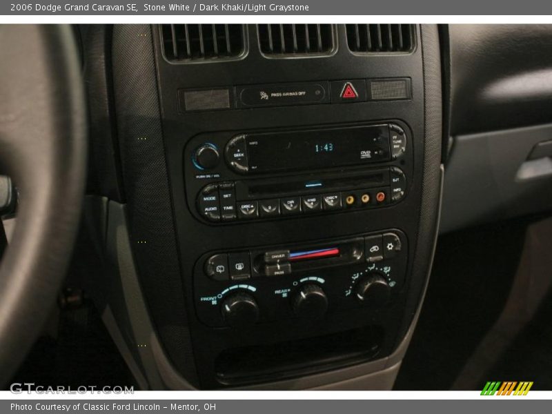 Stone White / Dark Khaki/Light Graystone 2006 Dodge Grand Caravan SE