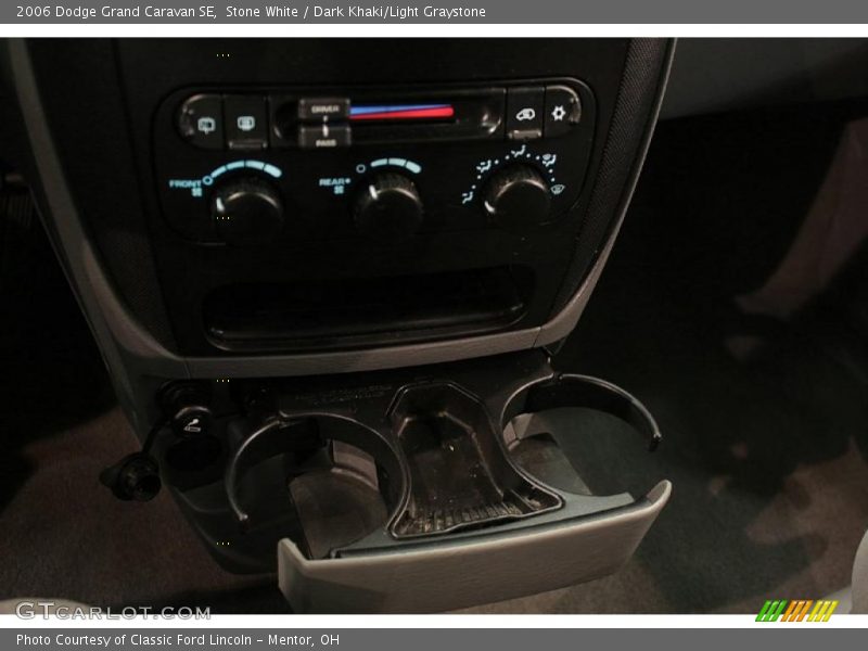 Stone White / Dark Khaki/Light Graystone 2006 Dodge Grand Caravan SE