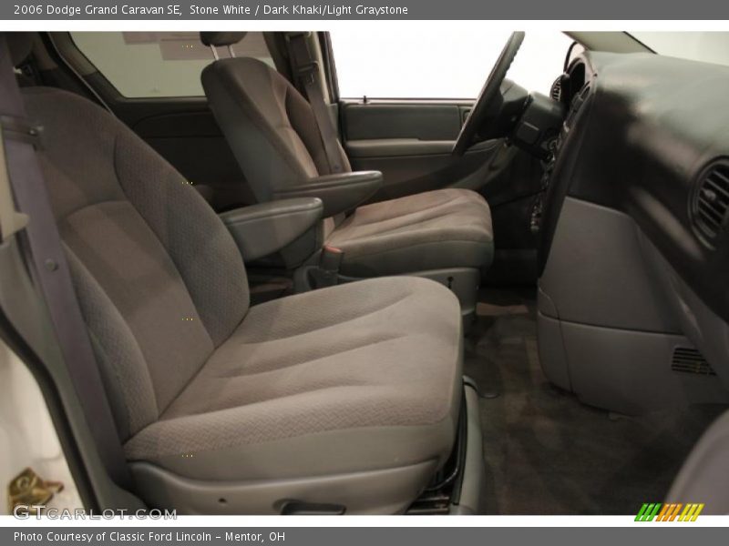 Stone White / Dark Khaki/Light Graystone 2006 Dodge Grand Caravan SE