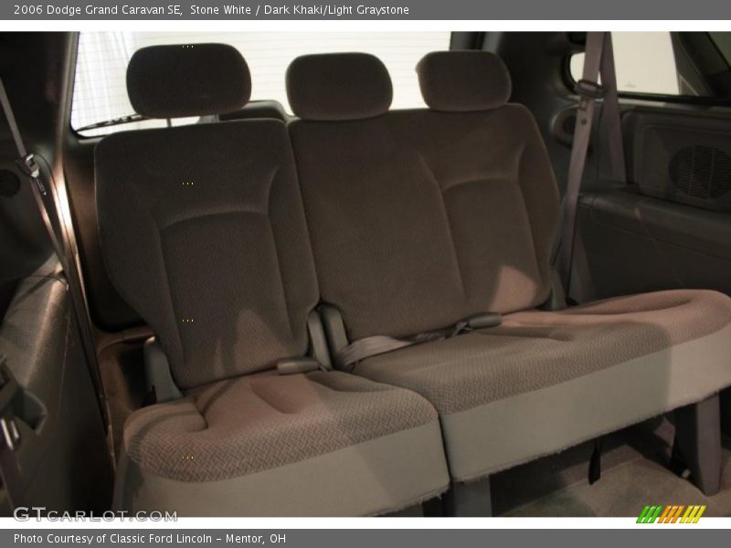Stone White / Dark Khaki/Light Graystone 2006 Dodge Grand Caravan SE