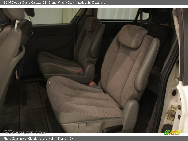 Stone White / Dark Khaki/Light Graystone 2006 Dodge Grand Caravan SE