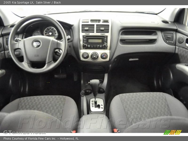 Satin Silver / Black 2005 Kia Sportage LX