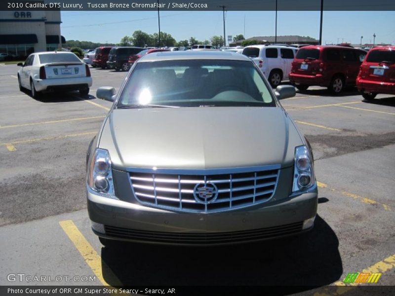 Tuscan Bronze ChromaFlair / Shale/Cocoa 2010 Cadillac DTS Luxury