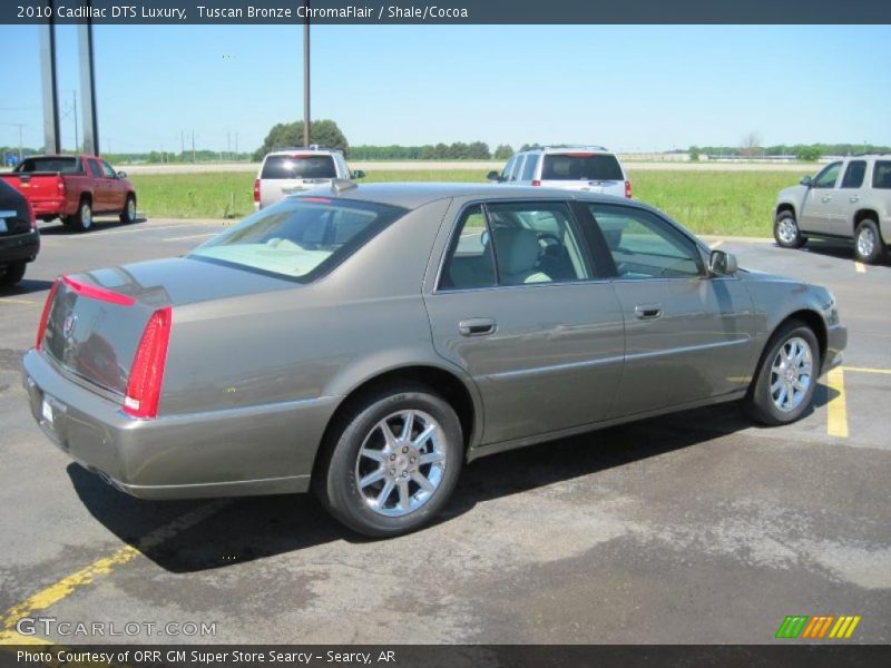 Tuscan Bronze ChromaFlair / Shale/Cocoa 2010 Cadillac DTS Luxury