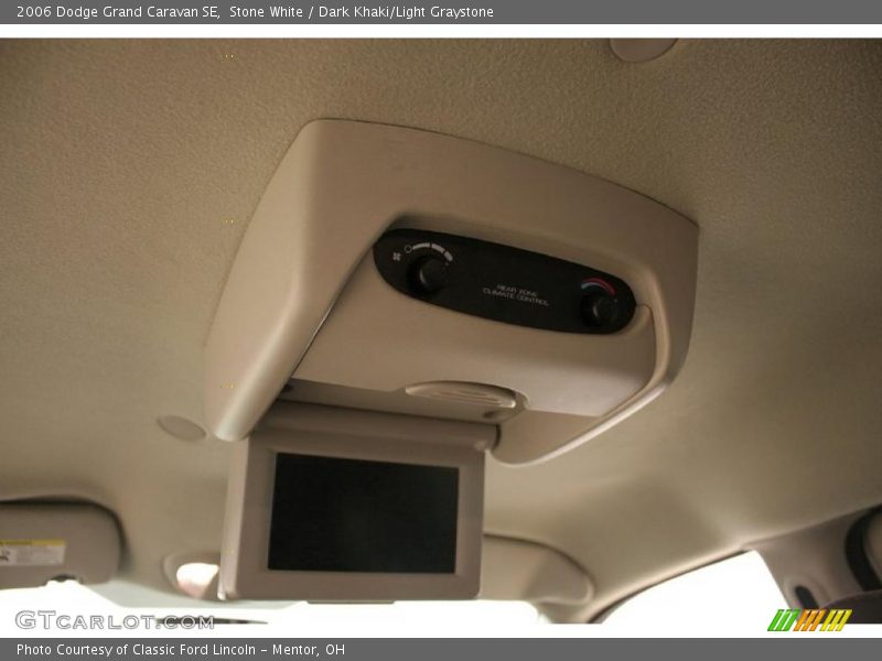 Stone White / Dark Khaki/Light Graystone 2006 Dodge Grand Caravan SE