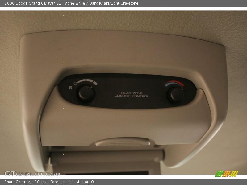 Stone White / Dark Khaki/Light Graystone 2006 Dodge Grand Caravan SE