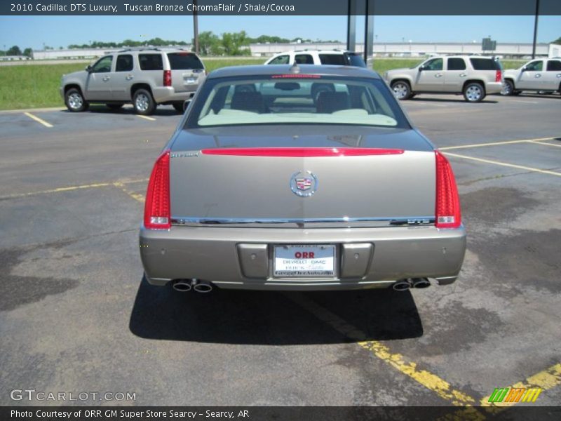 Tuscan Bronze ChromaFlair / Shale/Cocoa 2010 Cadillac DTS Luxury