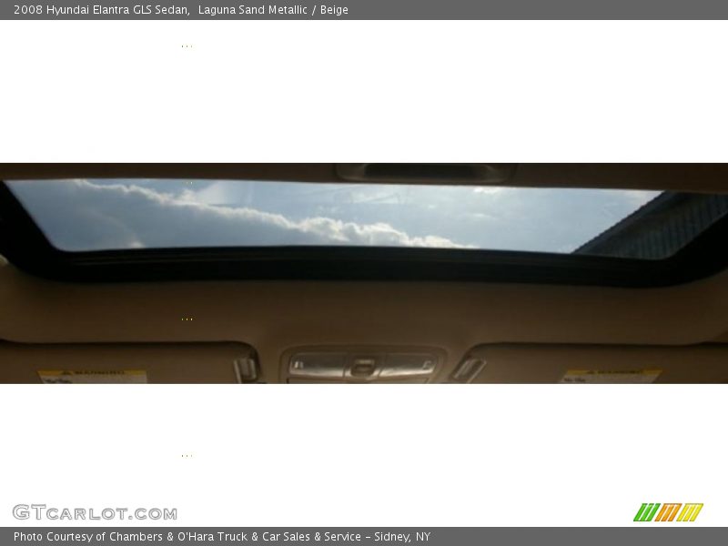 Laguna Sand Metallic / Beige 2008 Hyundai Elantra GLS Sedan