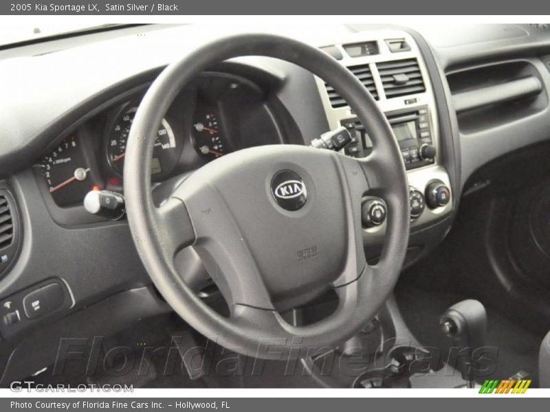 Satin Silver / Black 2005 Kia Sportage LX