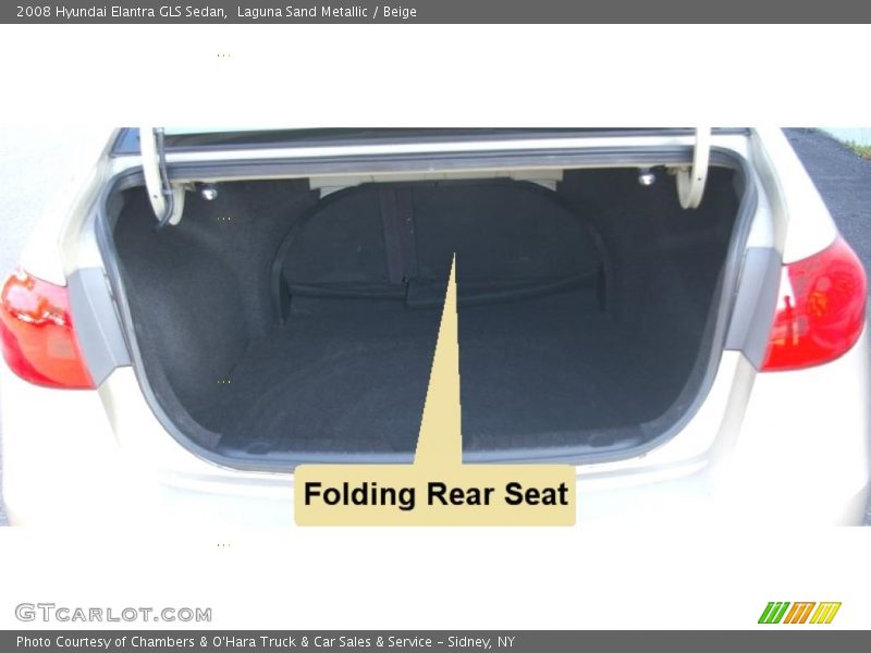 Laguna Sand Metallic / Beige 2008 Hyundai Elantra GLS Sedan