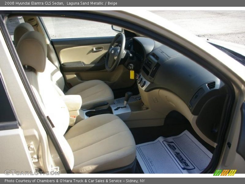 Laguna Sand Metallic / Beige 2008 Hyundai Elantra GLS Sedan