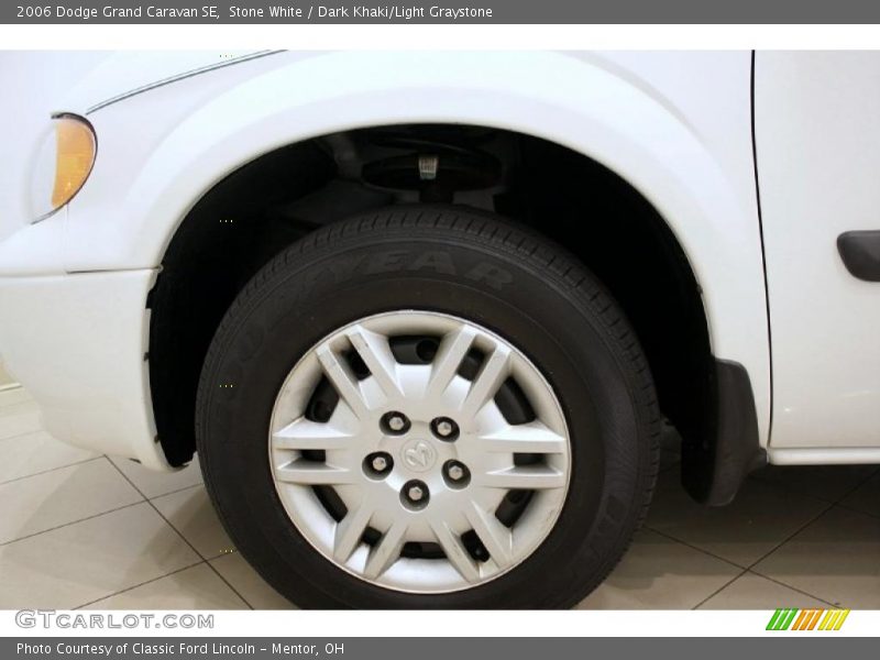 Stone White / Dark Khaki/Light Graystone 2006 Dodge Grand Caravan SE