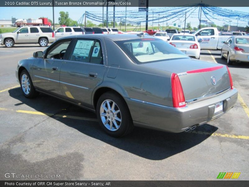 Tuscan Bronze ChromaFlair / Shale/Cocoa 2010 Cadillac DTS Luxury