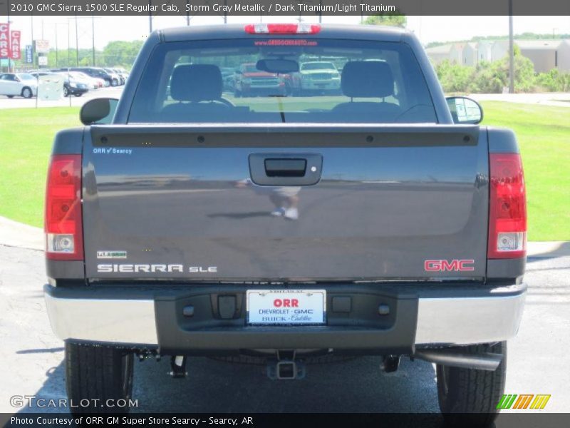 Storm Gray Metallic / Dark Titanium/Light Titanium 2010 GMC Sierra 1500 SLE Regular Cab