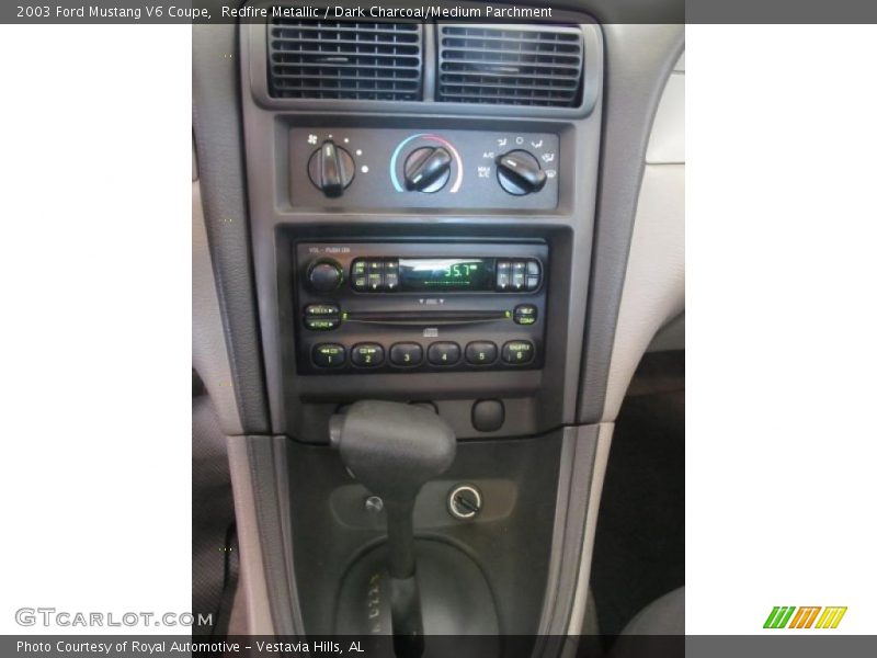 Redfire Metallic / Dark Charcoal/Medium Parchment 2003 Ford Mustang V6 Coupe