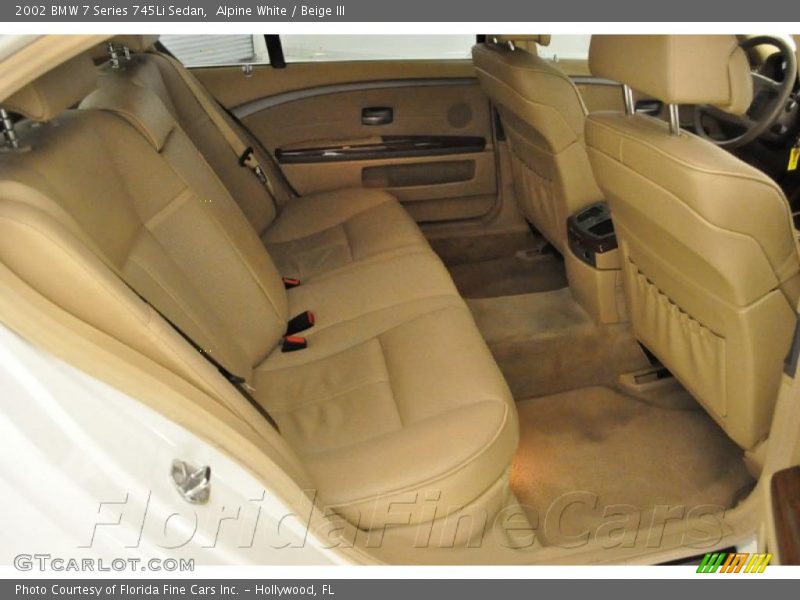 Alpine White / Beige III 2002 BMW 7 Series 745Li Sedan