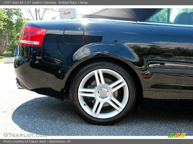 Brilliant Black / Beige 2007 Audi A4 2.0T quattro Cabriolet