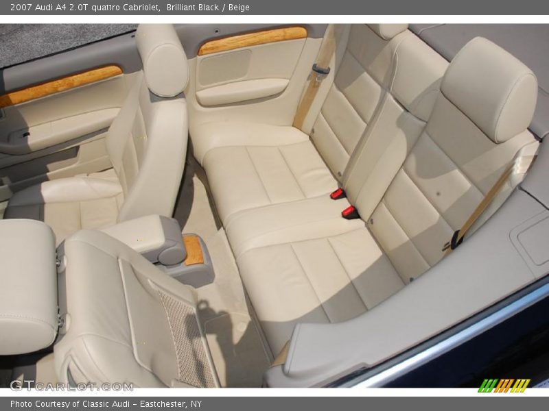 Brilliant Black / Beige 2007 Audi A4 2.0T quattro Cabriolet