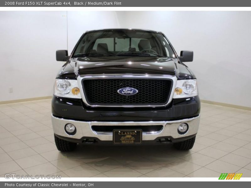 Black / Medium/Dark Flint 2008 Ford F150 XLT SuperCab 4x4