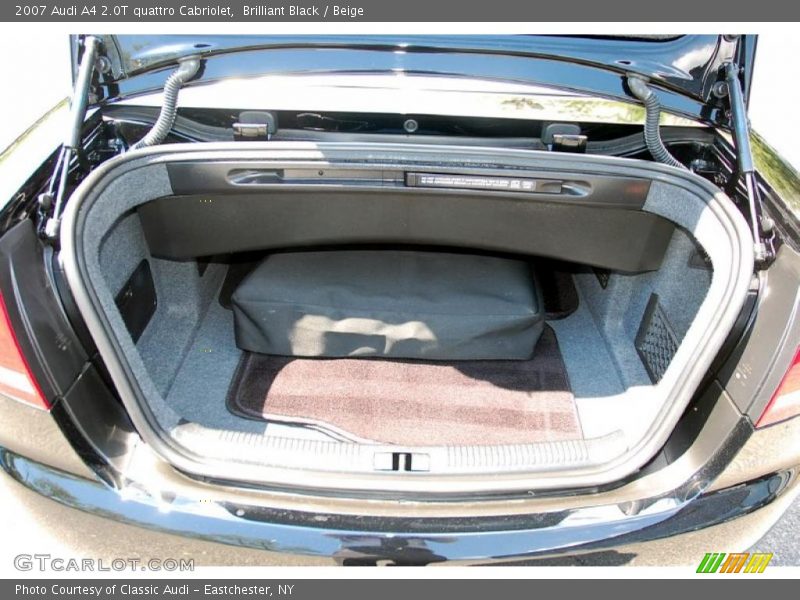 Brilliant Black / Beige 2007 Audi A4 2.0T quattro Cabriolet