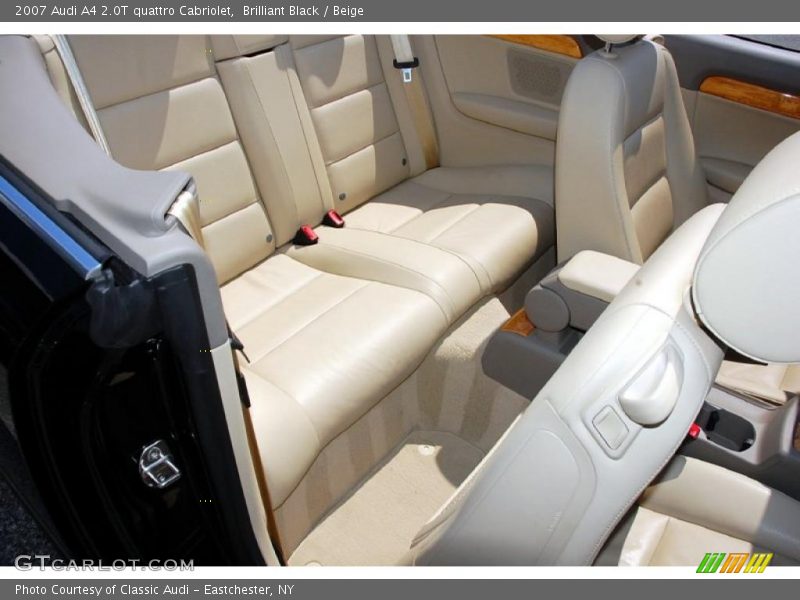 Brilliant Black / Beige 2007 Audi A4 2.0T quattro Cabriolet