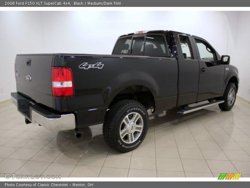 Black / Medium/Dark Flint 2008 Ford F150 XLT SuperCab 4x4