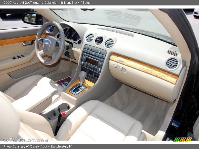 Brilliant Black / Beige 2007 Audi A4 2.0T quattro Cabriolet
