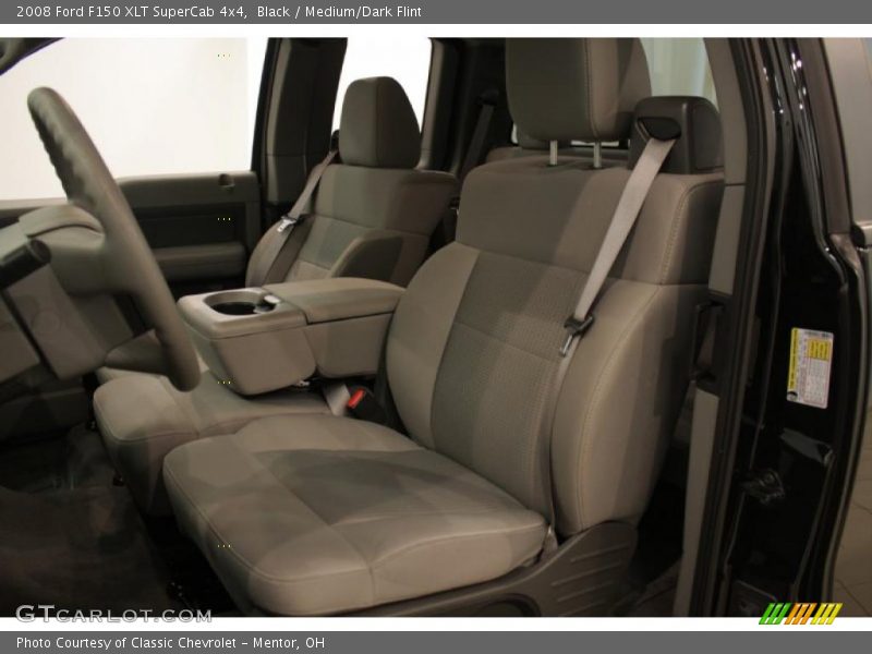 Black / Medium/Dark Flint 2008 Ford F150 XLT SuperCab 4x4