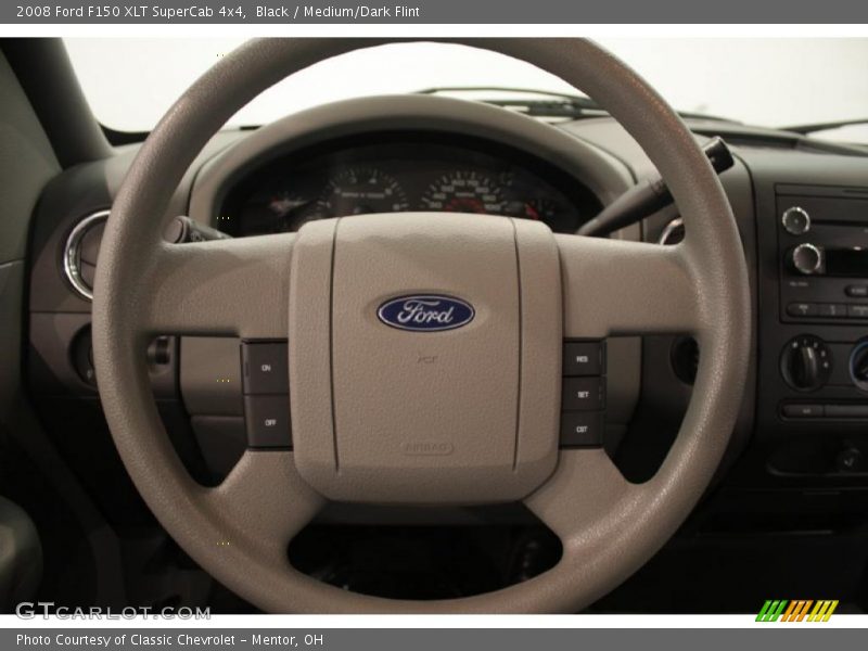 Black / Medium/Dark Flint 2008 Ford F150 XLT SuperCab 4x4