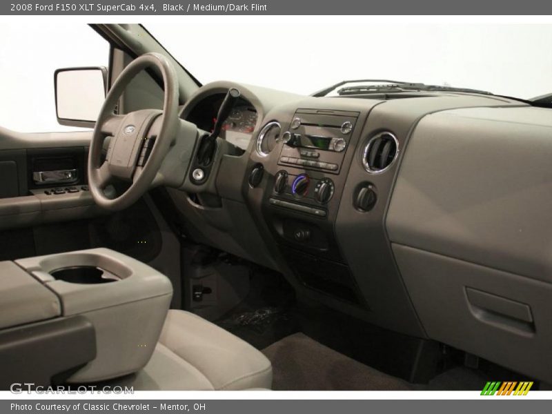 Black / Medium/Dark Flint 2008 Ford F150 XLT SuperCab 4x4