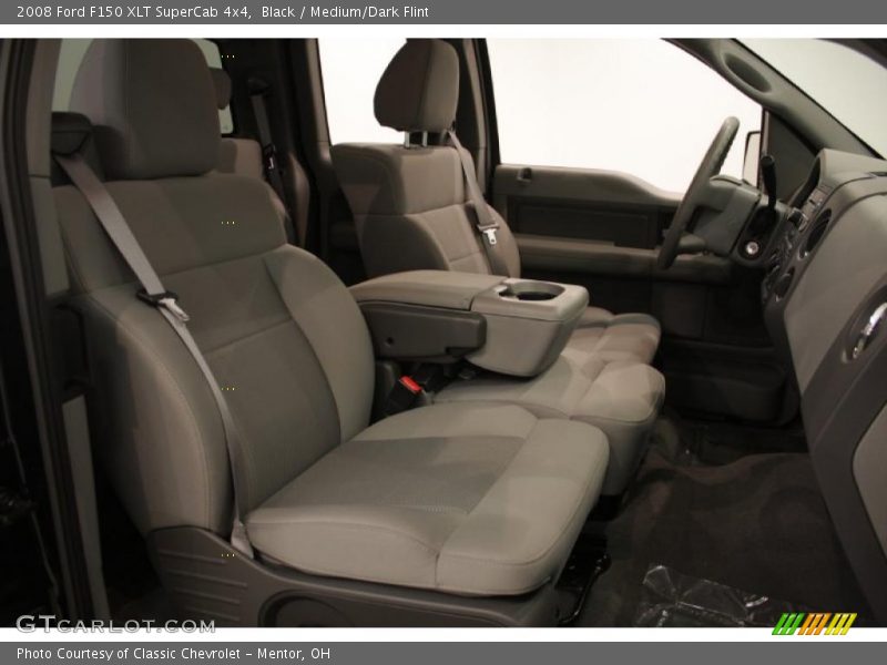 Black / Medium/Dark Flint 2008 Ford F150 XLT SuperCab 4x4