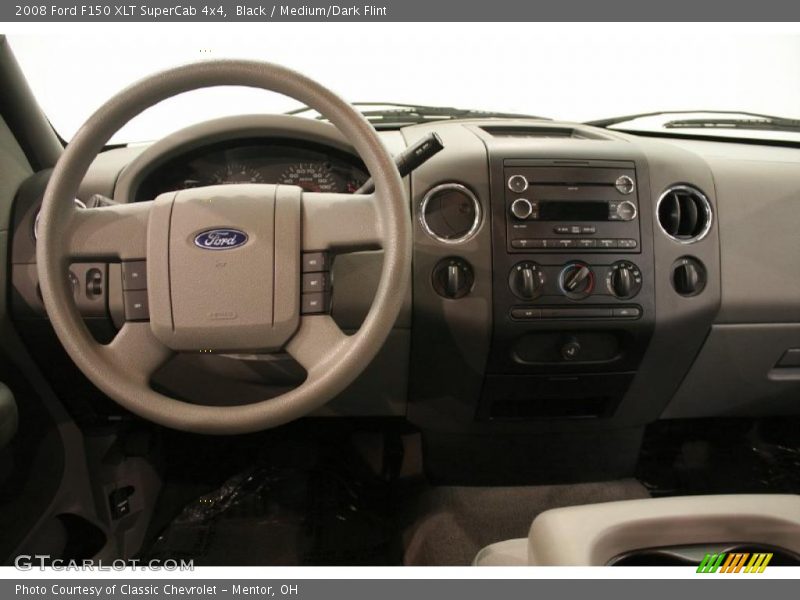 Black / Medium/Dark Flint 2008 Ford F150 XLT SuperCab 4x4