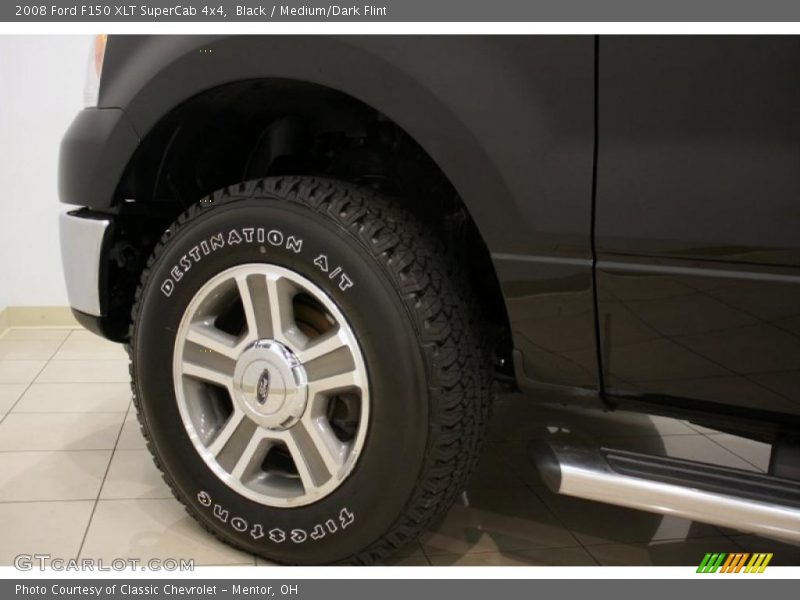 Black / Medium/Dark Flint 2008 Ford F150 XLT SuperCab 4x4
