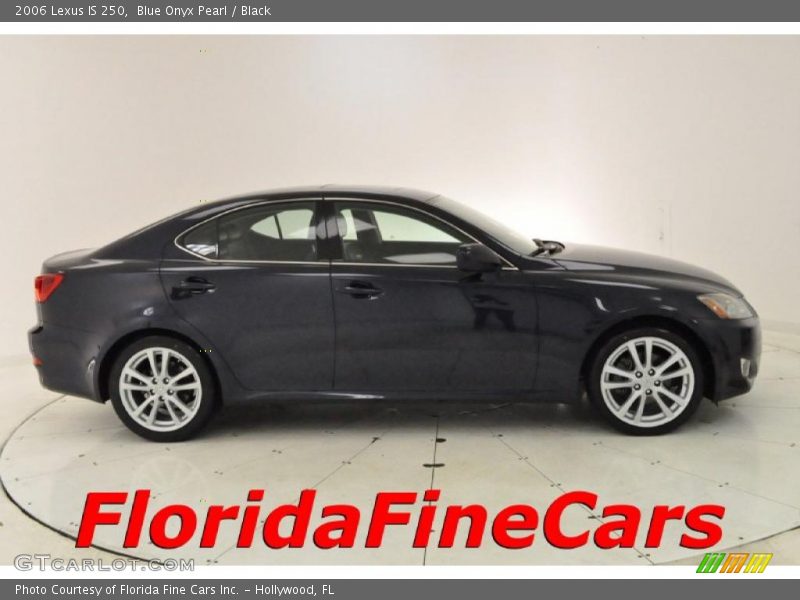 Blue Onyx Pearl / Black 2006 Lexus IS 250