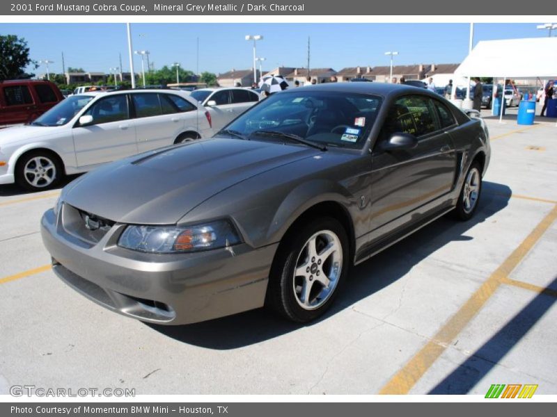 Mineral Grey Metallic / Dark Charcoal 2001 Ford Mustang Cobra Coupe