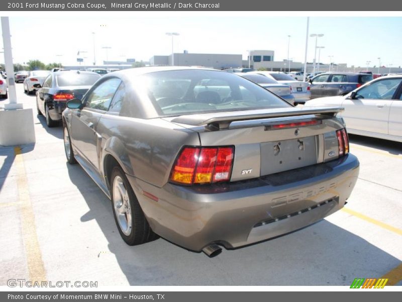 Mineral Grey Metallic / Dark Charcoal 2001 Ford Mustang Cobra Coupe