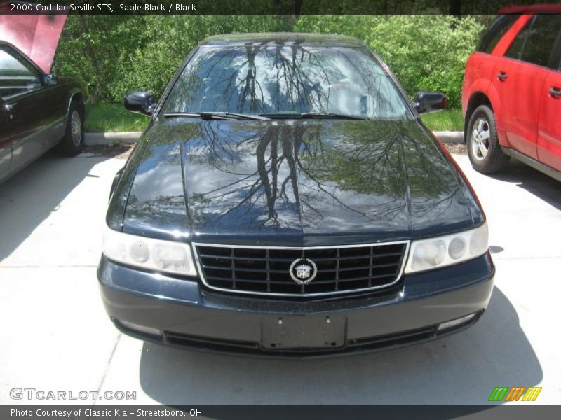 Sable Black / Black 2000 Cadillac Seville STS