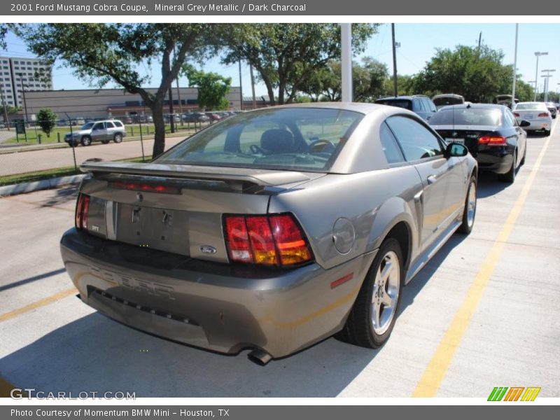 Mineral Grey Metallic / Dark Charcoal 2001 Ford Mustang Cobra Coupe