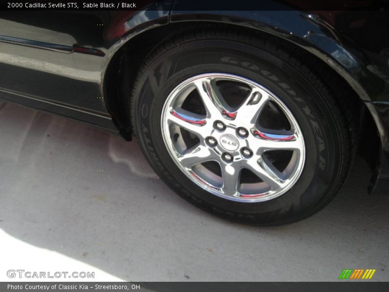 Sable Black / Black 2000 Cadillac Seville STS