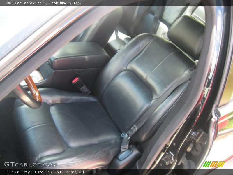 Sable Black / Black 2000 Cadillac Seville STS