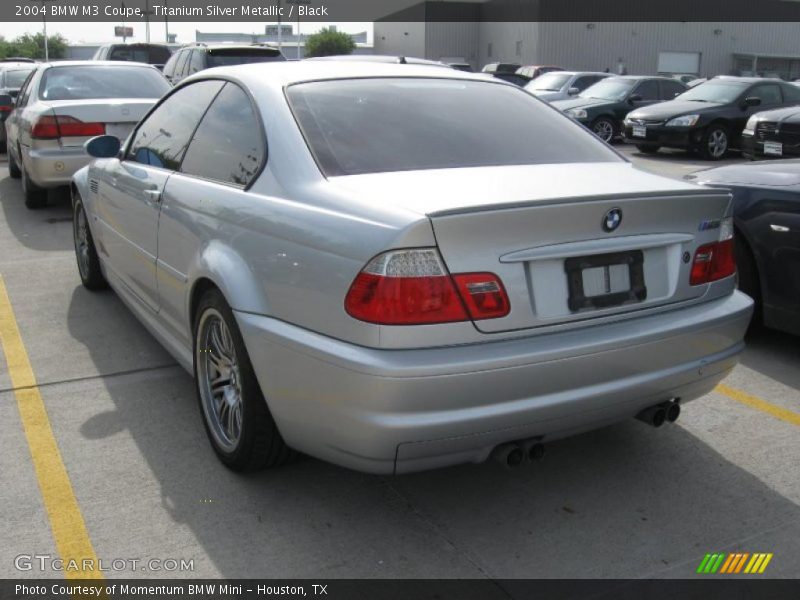 Titanium Silver Metallic / Black 2004 BMW M3 Coupe