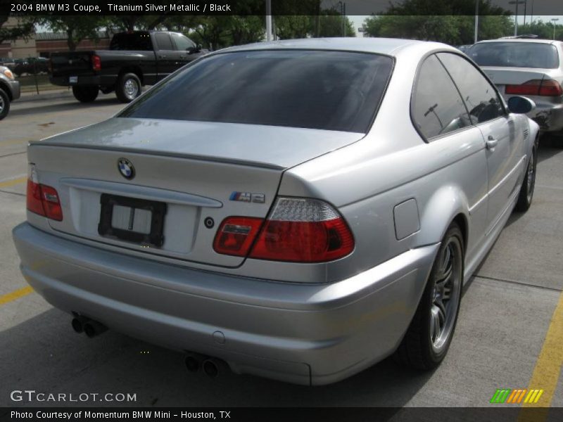 Titanium Silver Metallic / Black 2004 BMW M3 Coupe