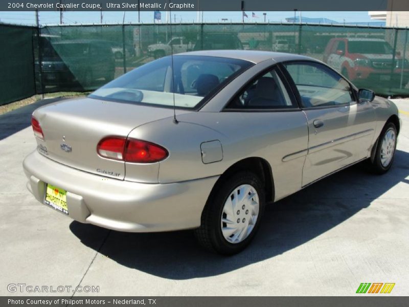 Ultra Silver Metallic / Graphite 2004 Chevrolet Cavalier Coupe