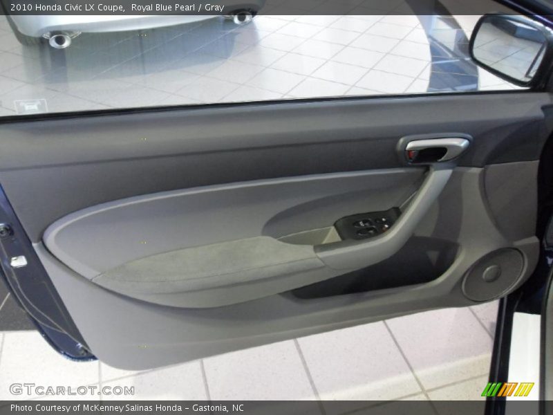 Royal Blue Pearl / Gray 2010 Honda Civic LX Coupe