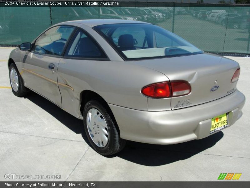 Ultra Silver Metallic / Graphite 2004 Chevrolet Cavalier Coupe