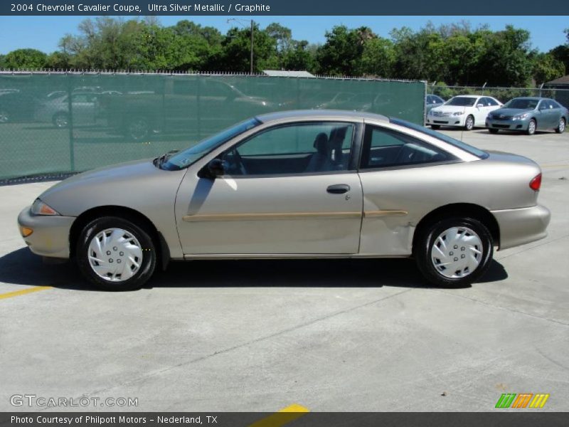 Ultra Silver Metallic / Graphite 2004 Chevrolet Cavalier Coupe
